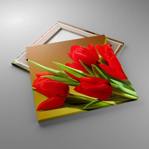 Bild auf Leinwand - Leinwandbild - Ein Haufen Frühlingsfreude - 50x50 cm