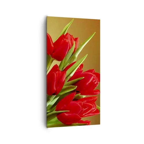 Bild auf Leinwand - Leinwandbild - Ein Haufen Frühlingsfreude - 65x120 cm