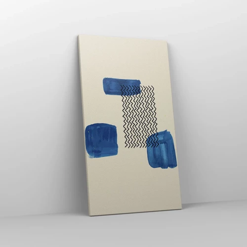Bild auf Leinwand - Leinwandbild - Ein abstraktes Quartett - 45x80 cm