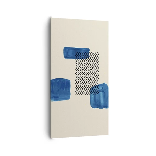 Bild auf Leinwand - Leinwandbild - Ein abstraktes Quartett - 65x120 cm