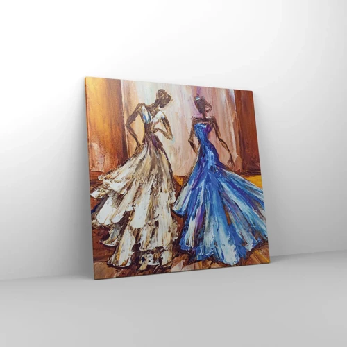 Bild auf Leinwand - Leinwandbild - Ein dankbares Duo - 70x70 cm