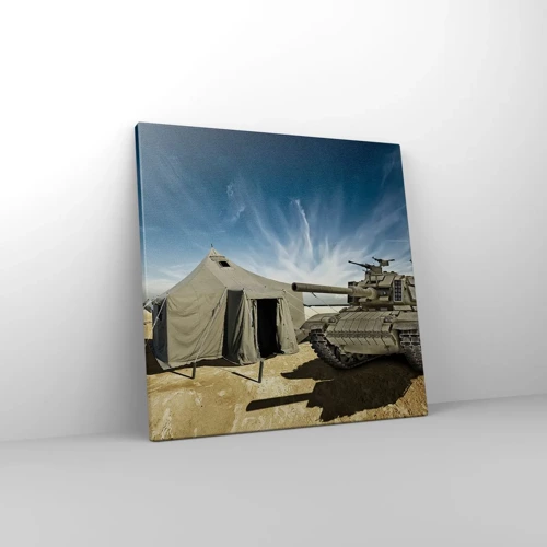 Bild auf Leinwand - Leinwandbild - Ein militärischer Traum - 40x40 cm