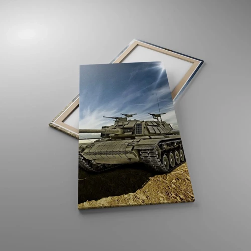 Bild auf Leinwand - Leinwandbild - Ein militärischer Traum - 65x120 cm