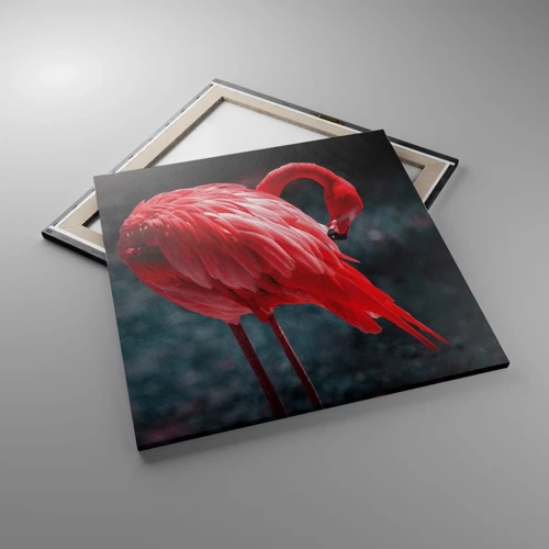 Bild auf Leinwand - Leinwandbild - Ein purpurrotes Gedicht der Natur - 70x70 cm
