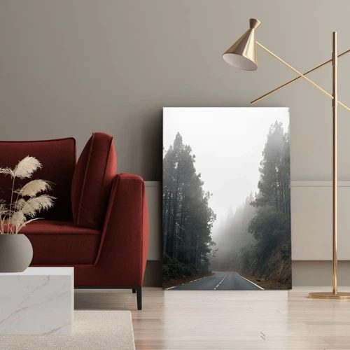 Bild auf Leinwand - Leinwandbild - Eine Geschichte von einem magischen Wald - 50x70 cm