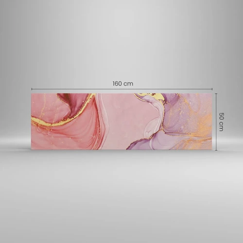 Bild auf Leinwand - Leinwandbild - Eine Liebkosung der Farben - 160x50 cm