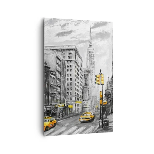 Bild auf Leinwand - Leinwandbild - Eine New Yorker Geschichte - 80x120 cm
