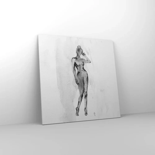 Bild auf Leinwand - Leinwandbild - Eine Studie über das Ideal der Weiblichkeit - 70x70 cm