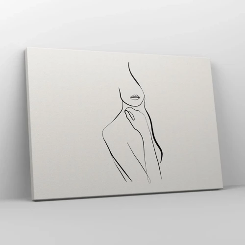 Bild auf Leinwand - Leinwandbild - Eine Welle der Melancholie - 70x50 cm