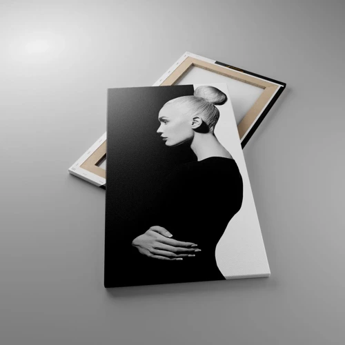 Bild auf Leinwand - Leinwandbild - Einfach eine Frau - 45x80 cm
