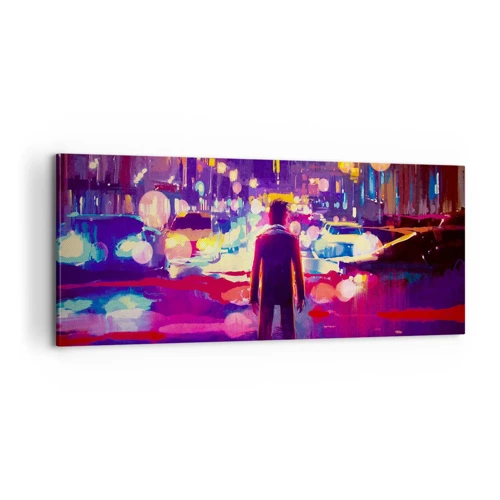 Bild auf Leinwand - Leinwandbild - Eingetaucht in das Licht - 100x40 cm