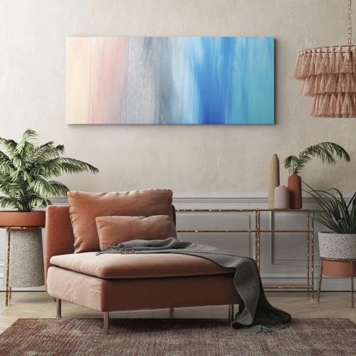 Bild auf Leinwand - Leinwandbild - Elemente: Luft - 100x40 cm