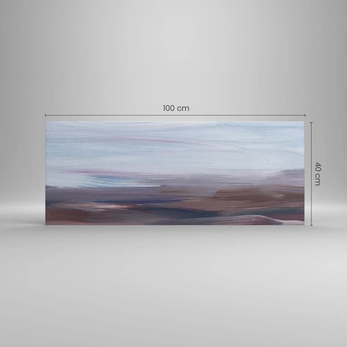 Bild auf Leinwand - Leinwandbild - Elemente: Wasser - 100x40 cm