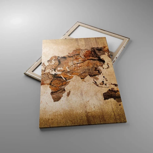 Bild auf Leinwand - Leinwandbild - Entdeckung der Welt - 80x120 cm