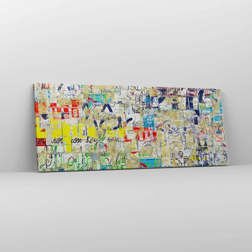 Bild auf Leinwand - Leinwandbild - Es freut einfach die Augen - 100x40 cm