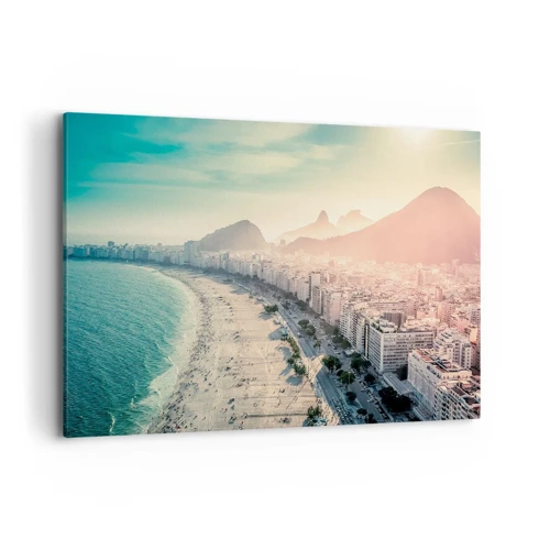 Bild auf Leinwand - Leinwandbild - Ewiger Urlaub in Rio - 120x80 cm