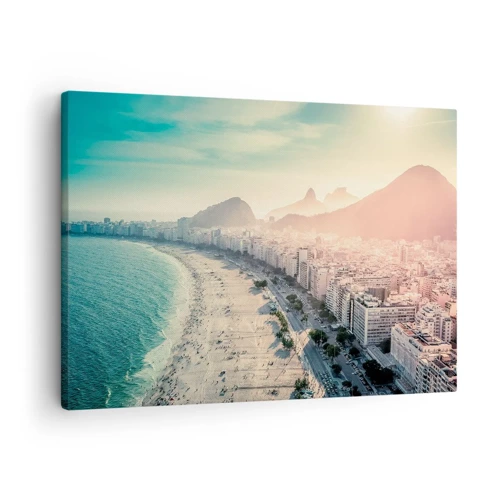Bild auf Leinwand - Leinwandbild - Ewiger Urlaub in Rio - 70x50 cm