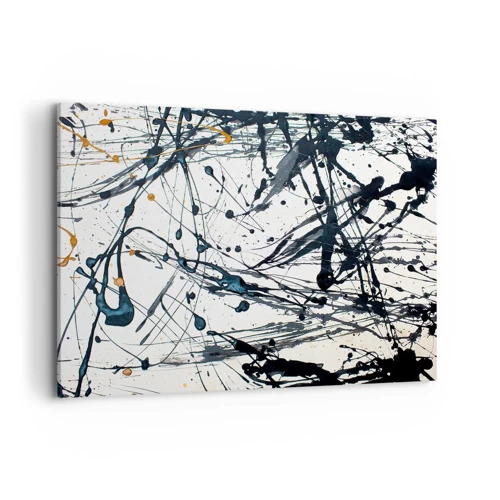 Bild auf Leinwand - Leinwandbild - Expressionistische Abstraktion - 100x70 cm