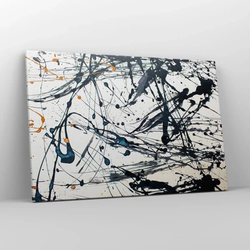 Bild auf Leinwand - Leinwandbild - Expressionistische Abstraktion - 120x80 cm