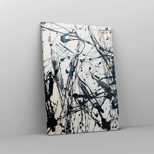 Bild auf Leinwand - Leinwandbild - Expressionistische Abstraktion - 50x70 cm