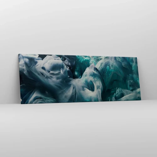 Bild auf Leinwand - Leinwandbild - Farbbewegung - 140x50 cm