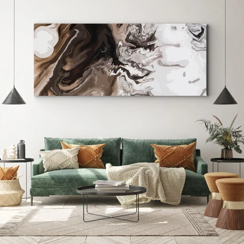 Bild auf Leinwand - Leinwandbild - Farbkontrast - 100x40 cm