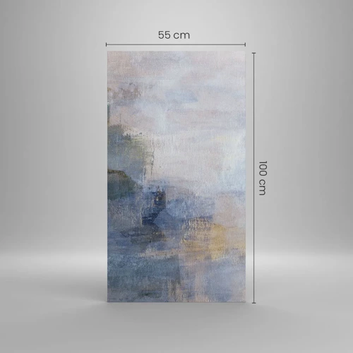 Bild auf Leinwand - Leinwandbild - Farbtöne und Akkorde - 55x100 cm