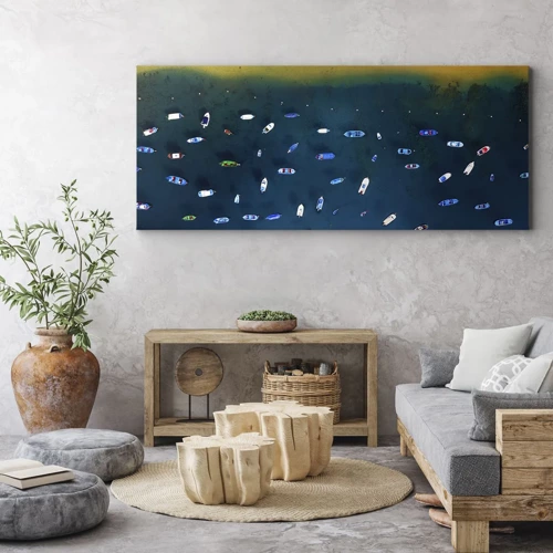 Bild auf Leinwand - Leinwandbild - Feiertagsspiel - 100x40 cm