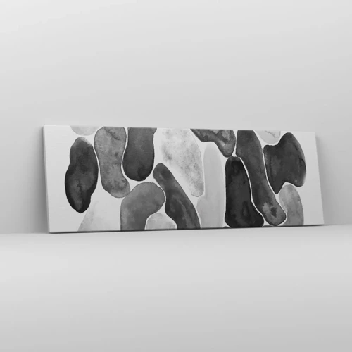 Bild auf Leinwand - Leinwandbild - Felsige Abstraktion - 90x30 cm