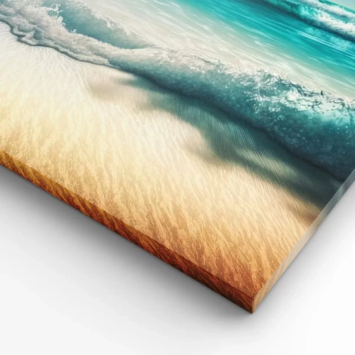 Bild auf Leinwand - Leinwandbild - Frieden des Ozeans - 70x50 cm