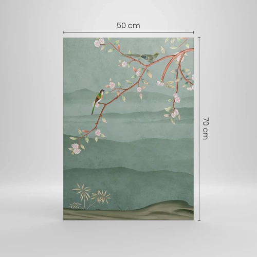 Bild auf Leinwand - Leinwandbild - Frühling, oh, du bist es - 50x70 cm