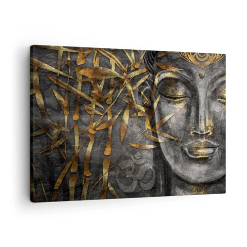 Bild auf Leinwand - Leinwandbild - Fühle den Frieden - 70x50 cm