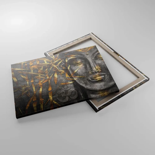 Bild auf Leinwand - Leinwandbild - Fühle den Frieden - 70x50 cm