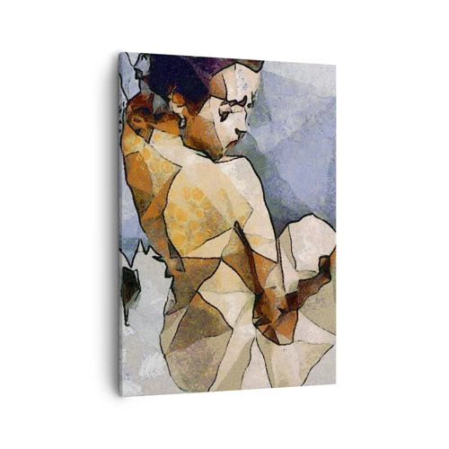Bild auf Leinwand - Leinwandbild - Ganz im Sinne des Kubismus - 50x70 cm