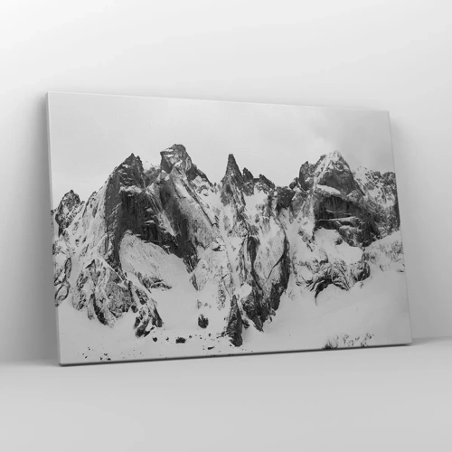 Bild auf Leinwand - Leinwandbild - Gefährlicher Granitgrat - 120x80 cm