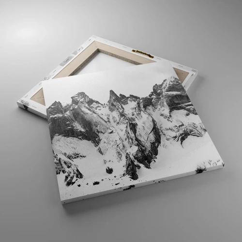 Bild auf Leinwand - Leinwandbild - Gefährlicher Granitgrat - 40x40 cm