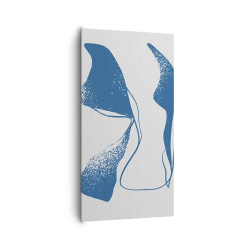 Bild auf Leinwand - Leinwandbild - Geflügelte Abstraktion - 65x120 cm