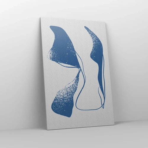 Bild auf Leinwand - Leinwandbild - Geflügelte Abstraktion - 80x120 cm