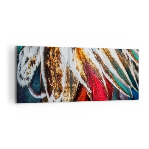 Bild auf Leinwand - Leinwandbild - Geheimnisse des Fliegens - 100x40 cm