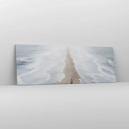 Bild auf Leinwand - Leinwandbild - Glänzende Zukunft - 140x50 cm