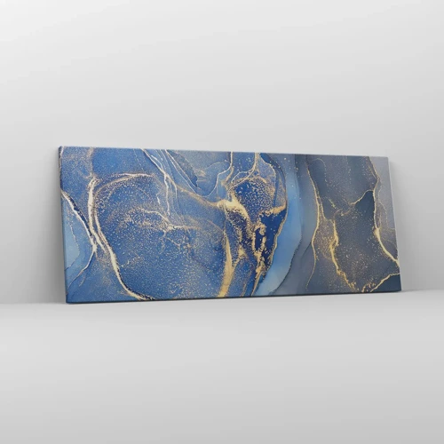 Bild auf Leinwand - Leinwandbild - Goldstaub - 100x40 cm