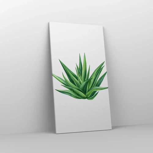 Bild auf Leinwand - Leinwandbild - Grün – Kraft – Leben - 55x100 cm