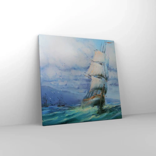 Bild auf Leinwand - Leinwandbild - Guter Wind - 50x50 cm