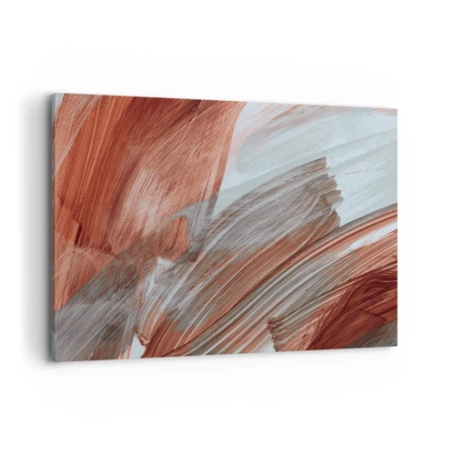 Bild auf Leinwand - Leinwandbild - Herbst und windige Abstraktion - 100x70 cm
