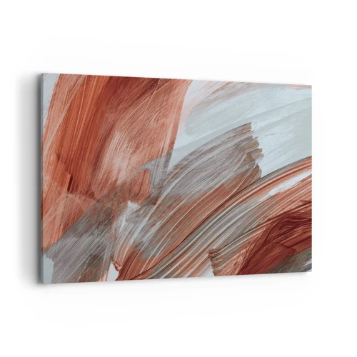 Bild auf Leinwand - Leinwandbild - Herbst und windige Abstraktion - 120x80 cm