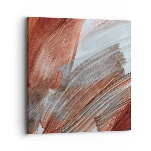 Bild auf Leinwand - Leinwandbild - Herbst und windige Abstraktion - 30x30 cm