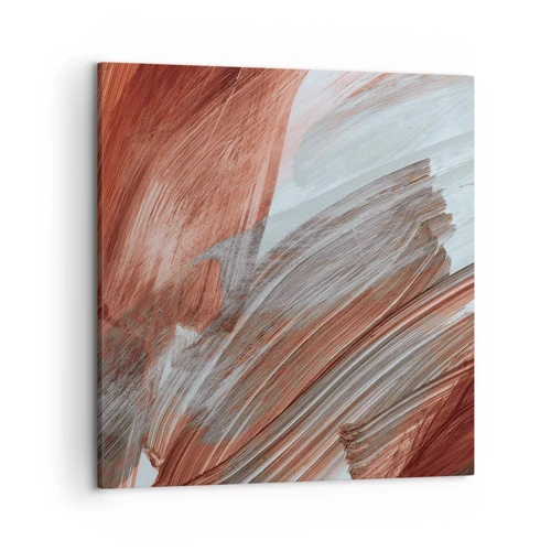 Bild auf Leinwand - Leinwandbild - Herbst und windige Abstraktion - 50x50 cm