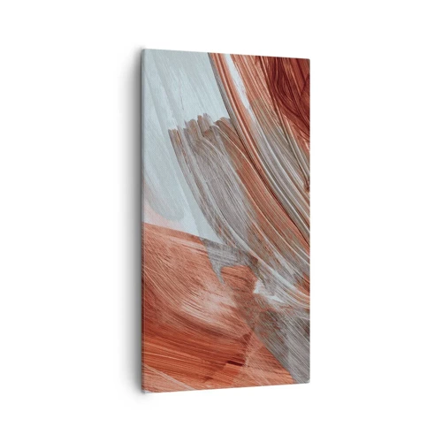 Bild auf Leinwand - Leinwandbild - Herbst und windige Abstraktion - 55x100 cm