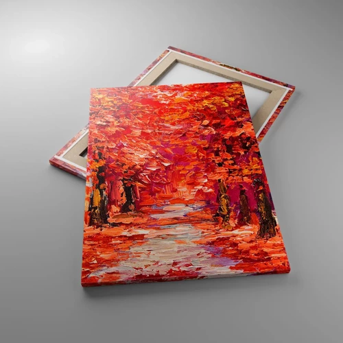 Bild auf Leinwand - Leinwandbild - Herbstlicher Eindruck - 50x70 cm