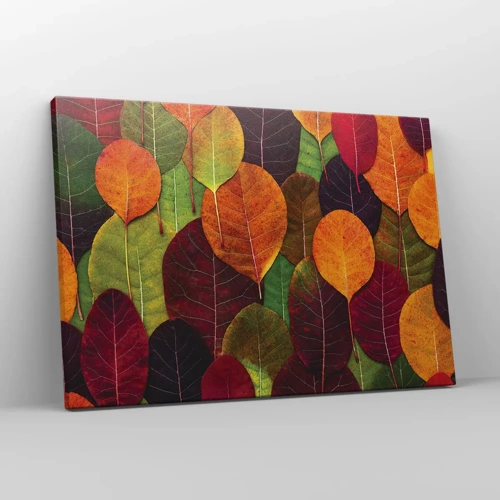 Bild auf Leinwand - Leinwandbild - Herbstmosaik - 70x50 cm